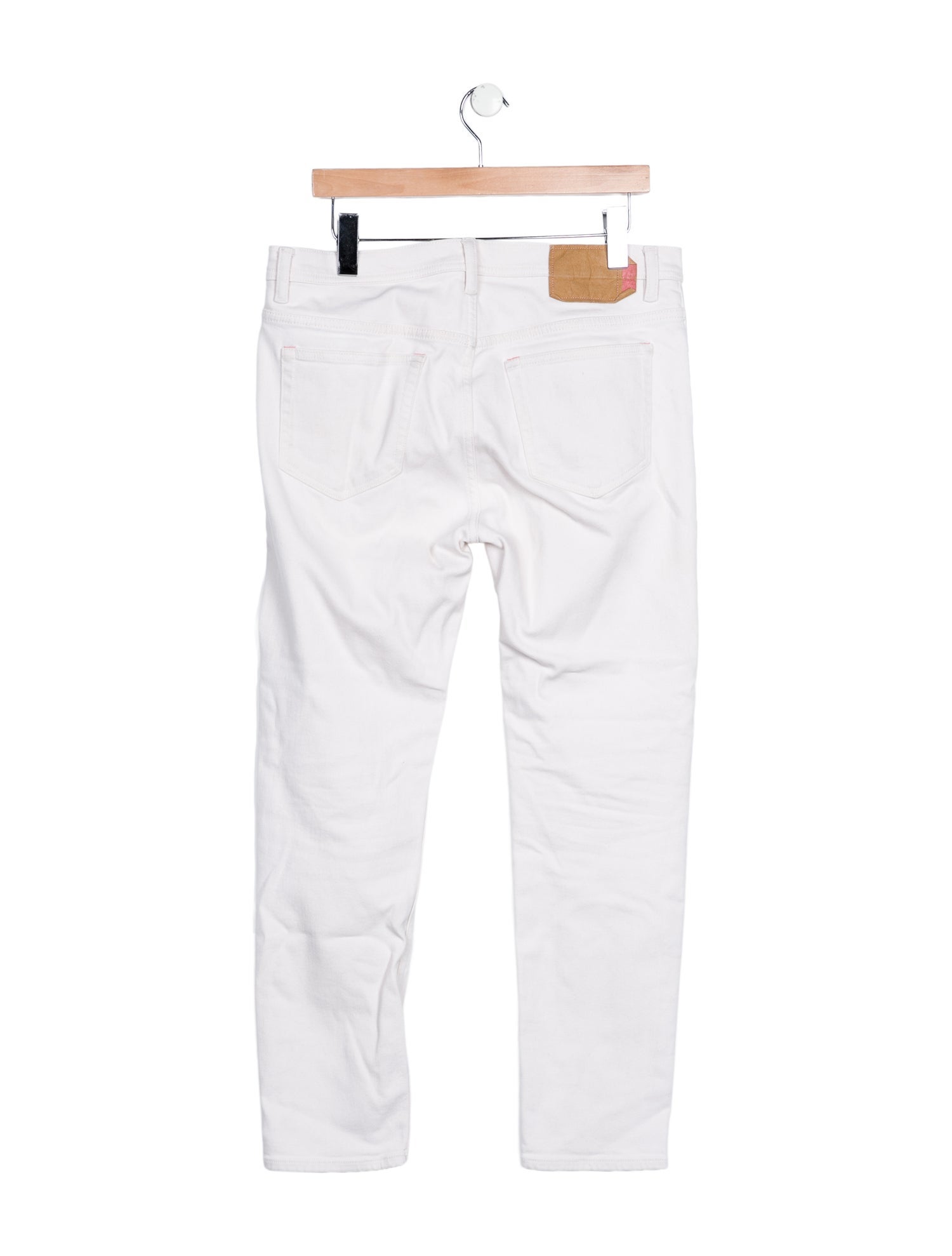 Acne Studios Blå Konst Mid-Rise Straight Leg Jeans