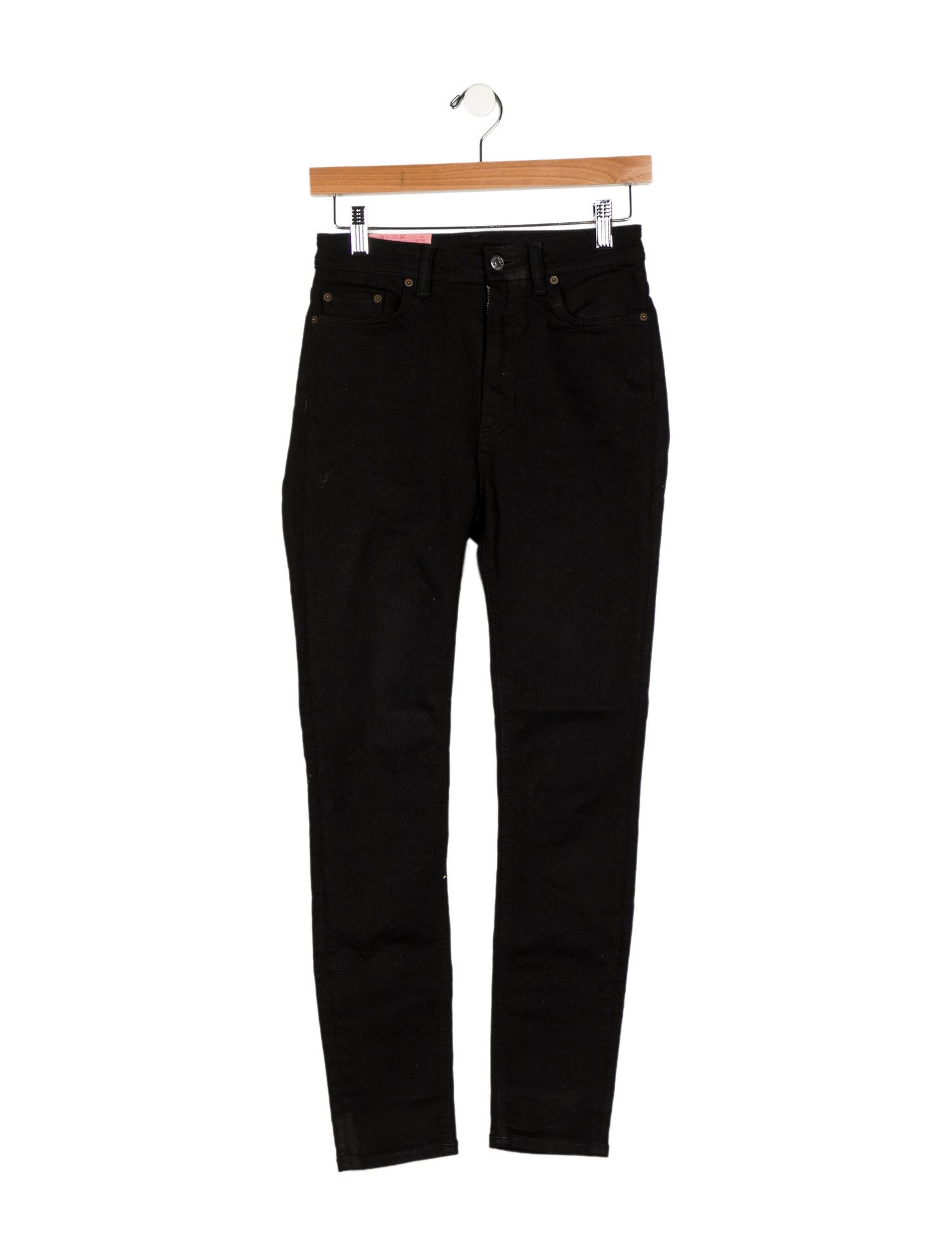 Acne Studios Blå Konst Mid-Rise Skinny Leg Jeans