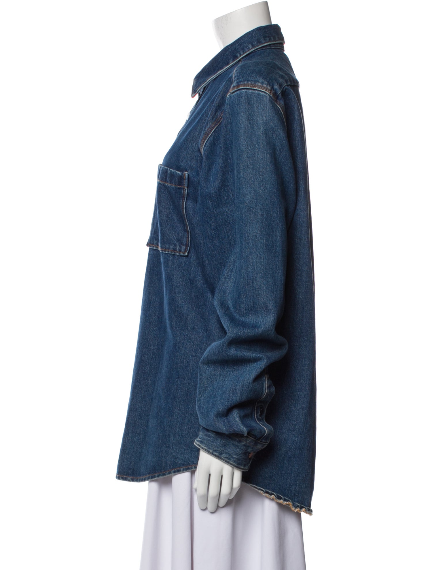 Acne Studios Blå Konst Denim Jacket