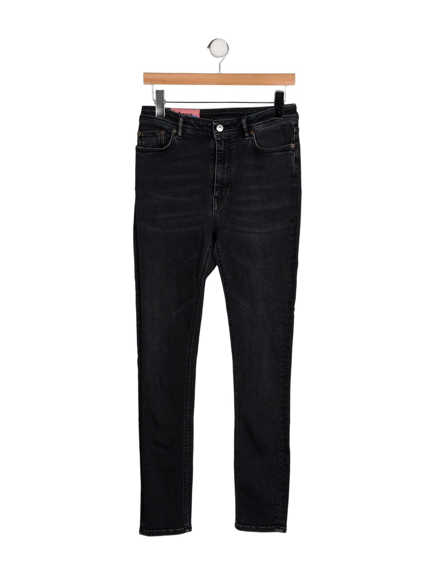 Acne Studios Blå Konst Mid-Rise Skinny Leg Jeans