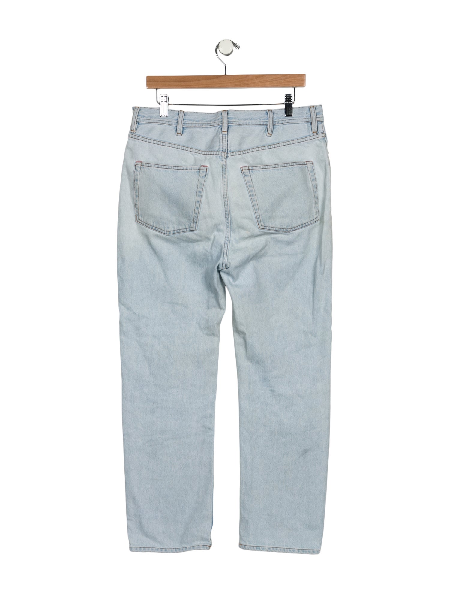 Acne Studios Blå Konst High-Rise Straight Leg Jeans