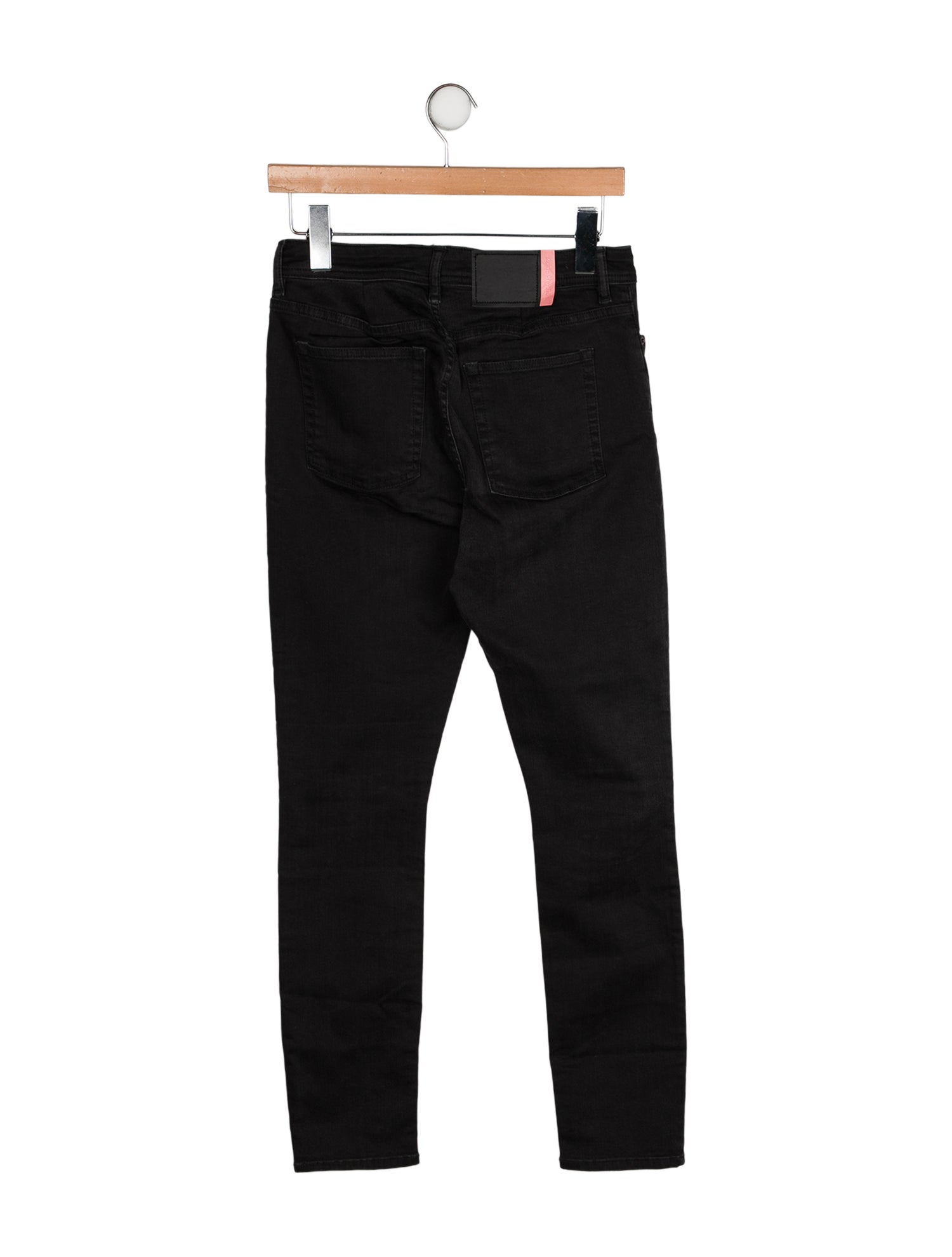 Acne Studios Blå Konst Mid-Rise Skinny Leg Jeans