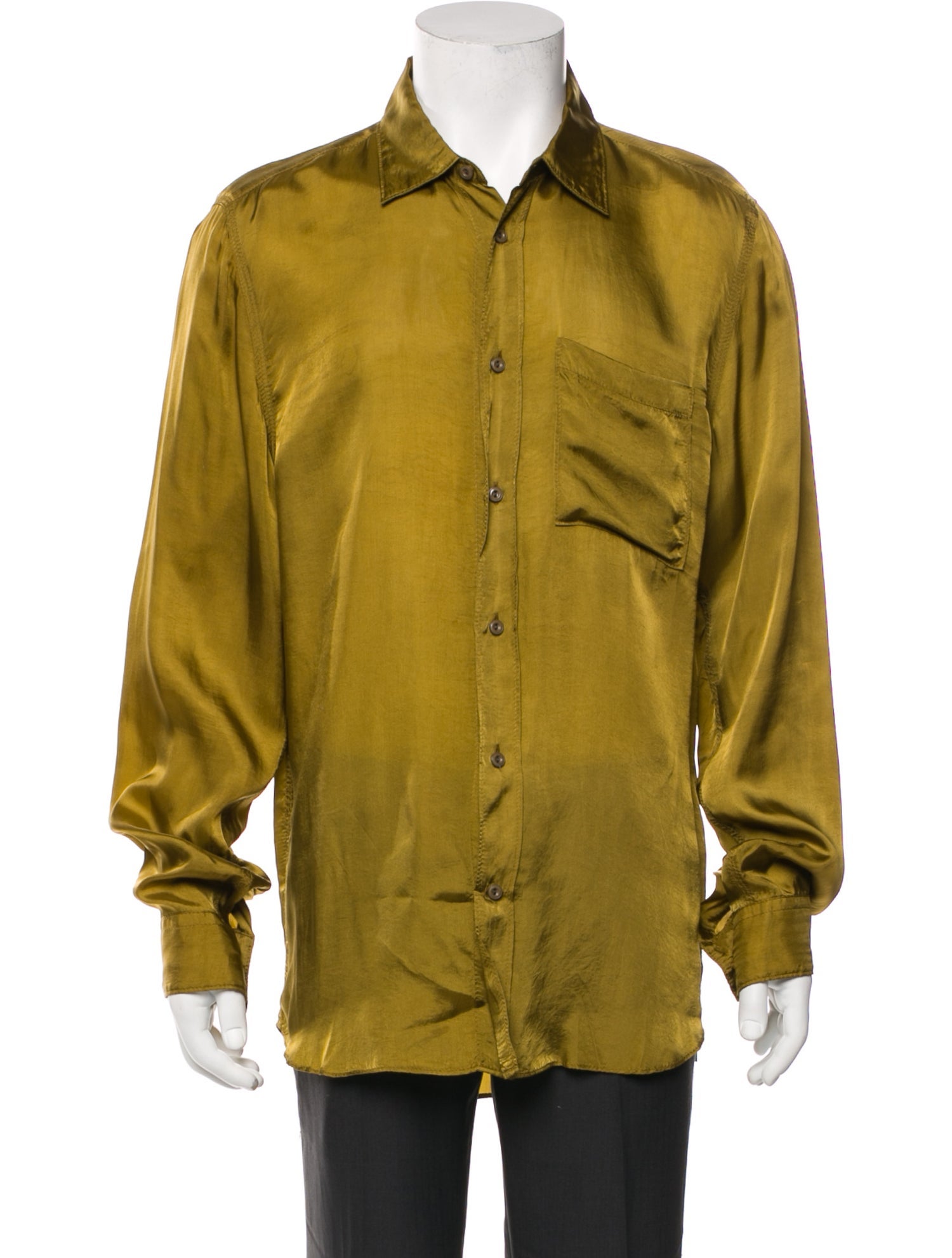 Acne Studios Blå Konst Long Sleeve Dress Shirt