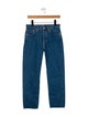 Acne Studios Blå Konst Mid-Rise Straight Leg Jeans