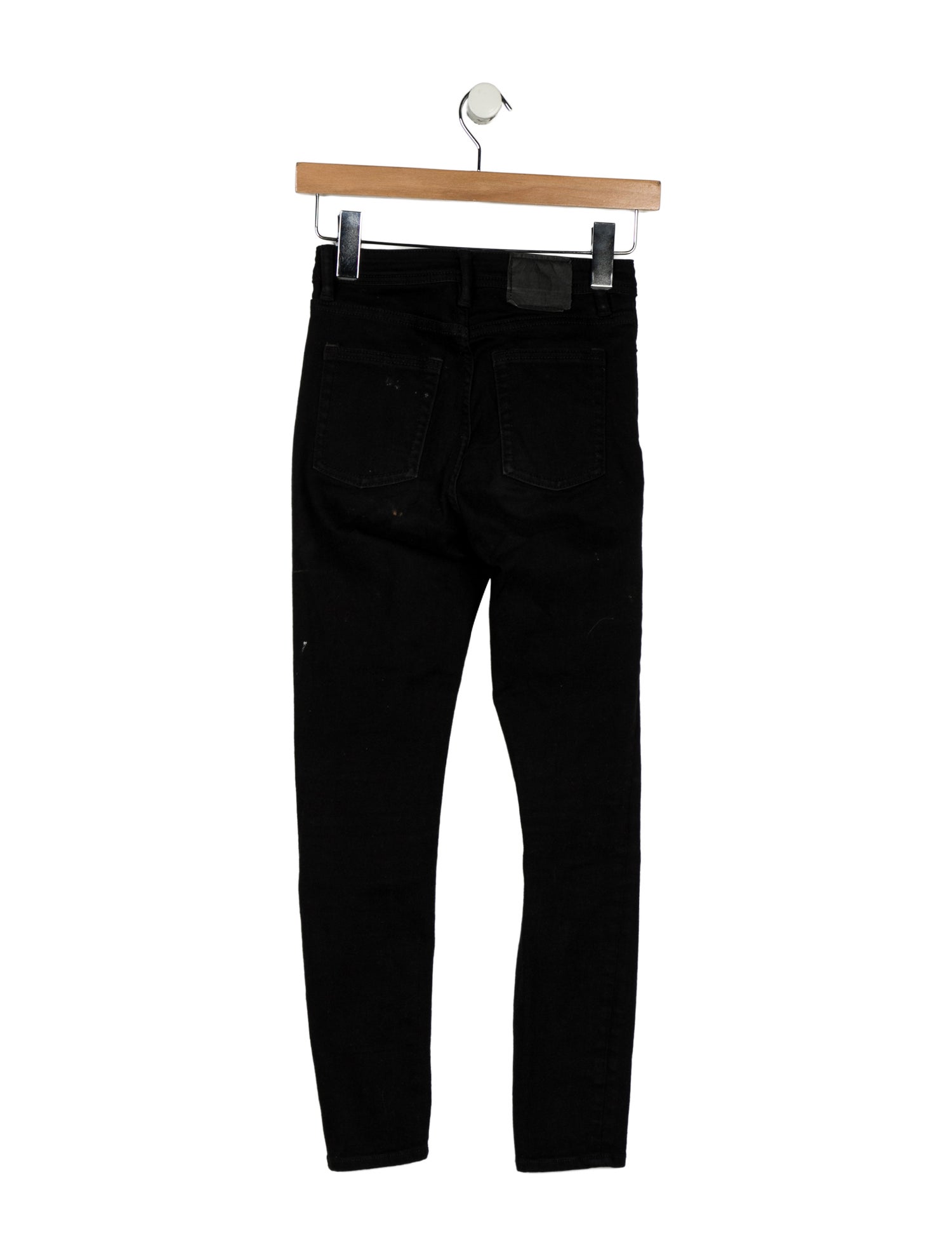 Acne Studios Blå Konst Mid-Rise Skinny Leg Jeans