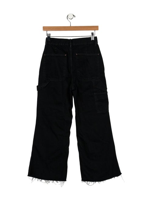 Acne Studios Blå Konst High-Rise Wide Leg Jeans