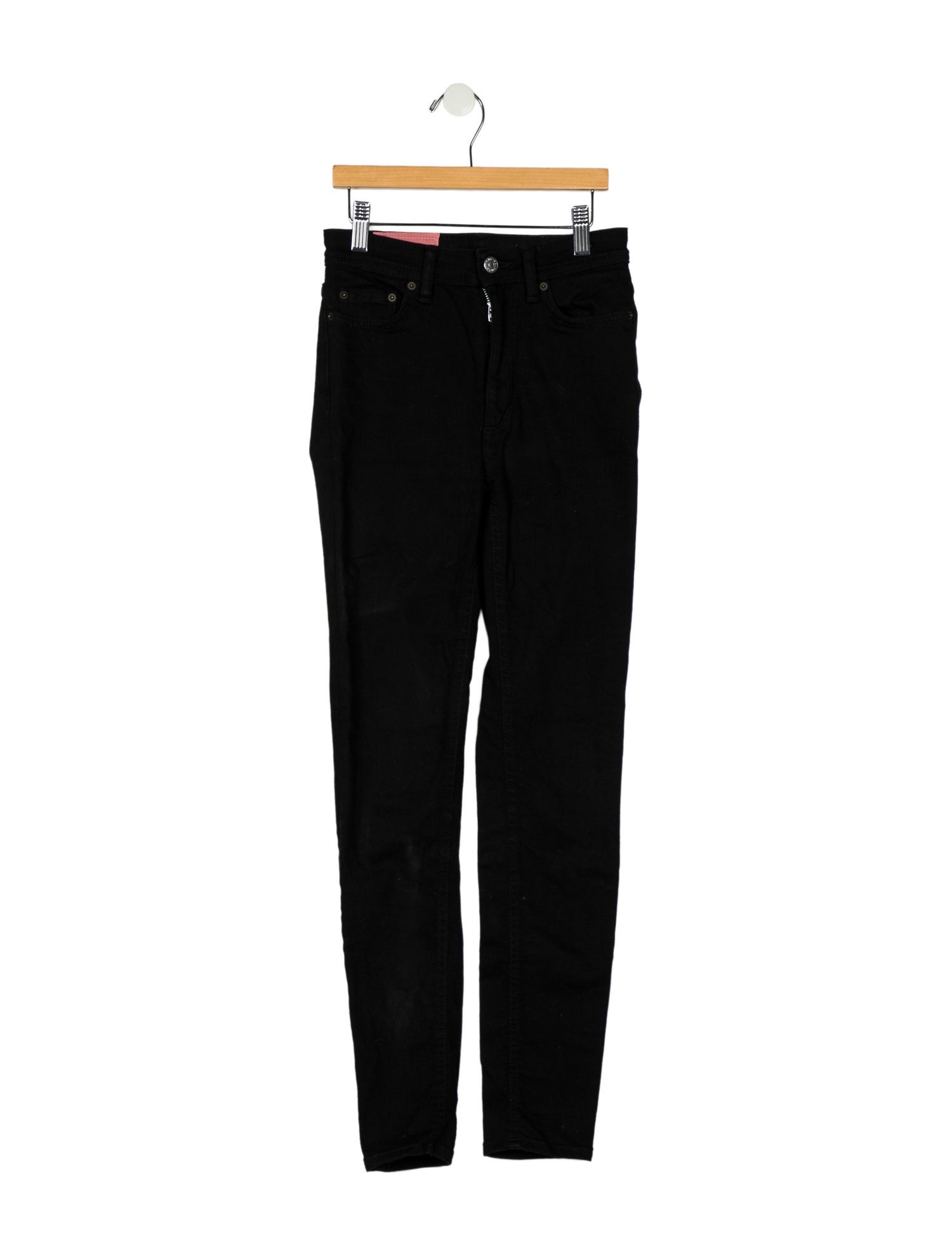 Acne Studios Blå Konst Mid-Rise Skinny Leg Jeans