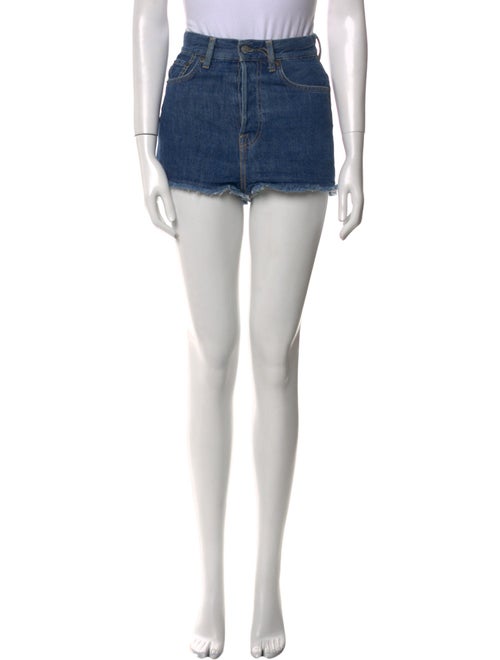 Acne Studios Blå Konst Mini Shorts