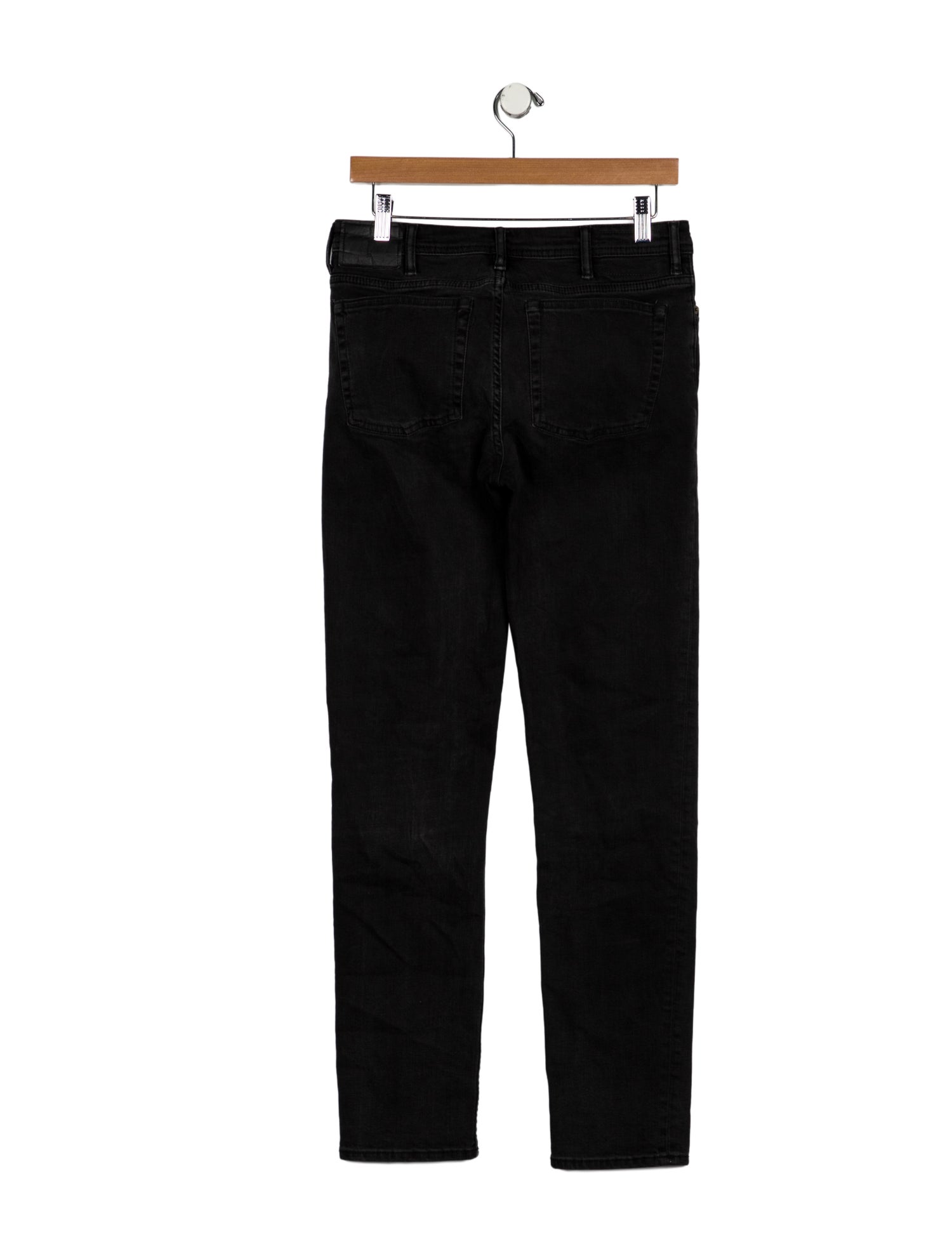 Acne Studios Blå Konst Mid-Rise Straight Leg Jeans