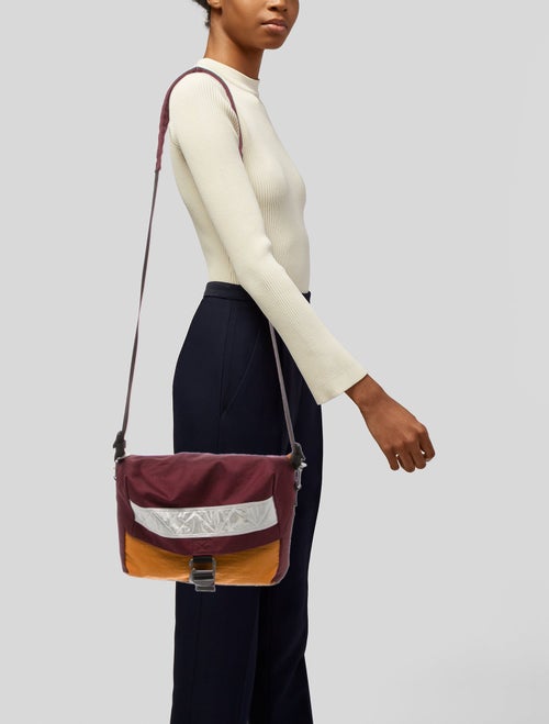 Acne Studios Blå Konst Canvas Messenger Bag