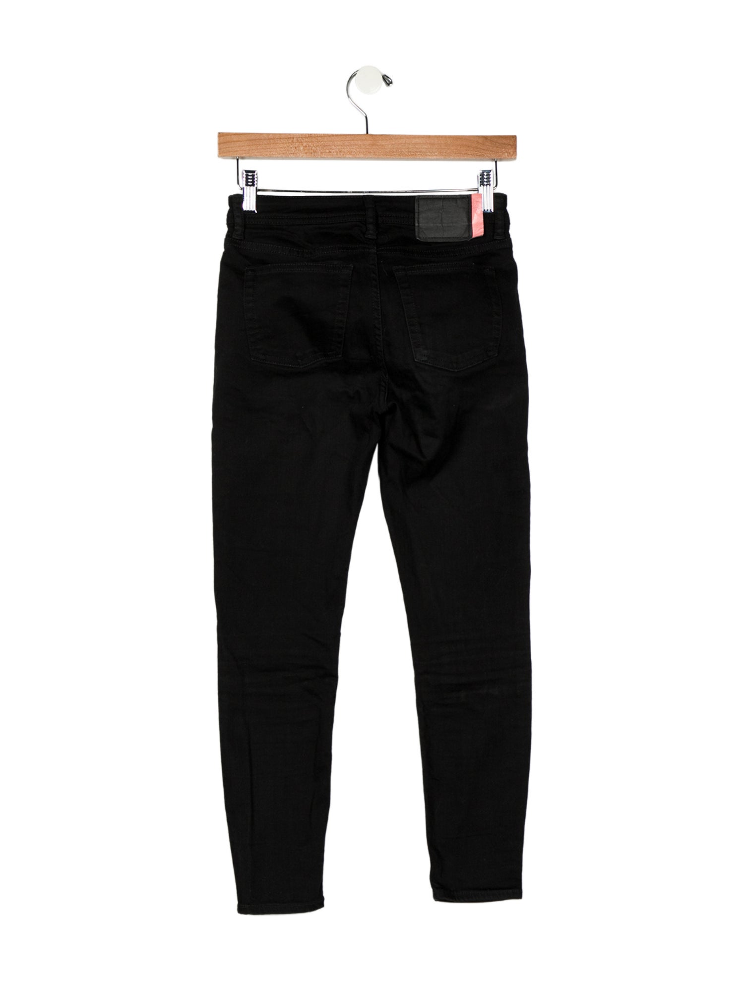 Acne Studios Blå Konst Mid-Rise Skinny Leg Jeans