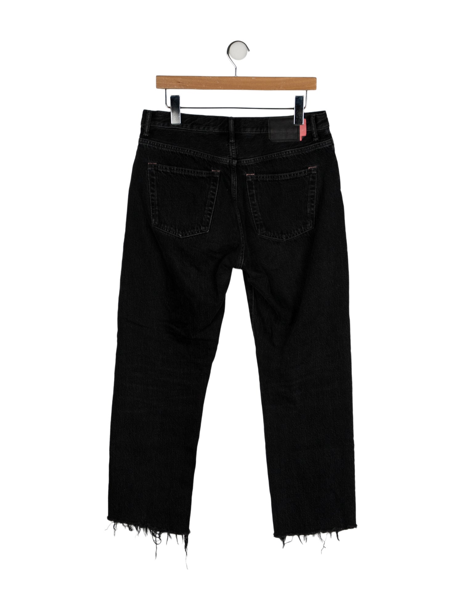 Acne Studios Blå Konst Mid-Rise Straight Leg Jeans