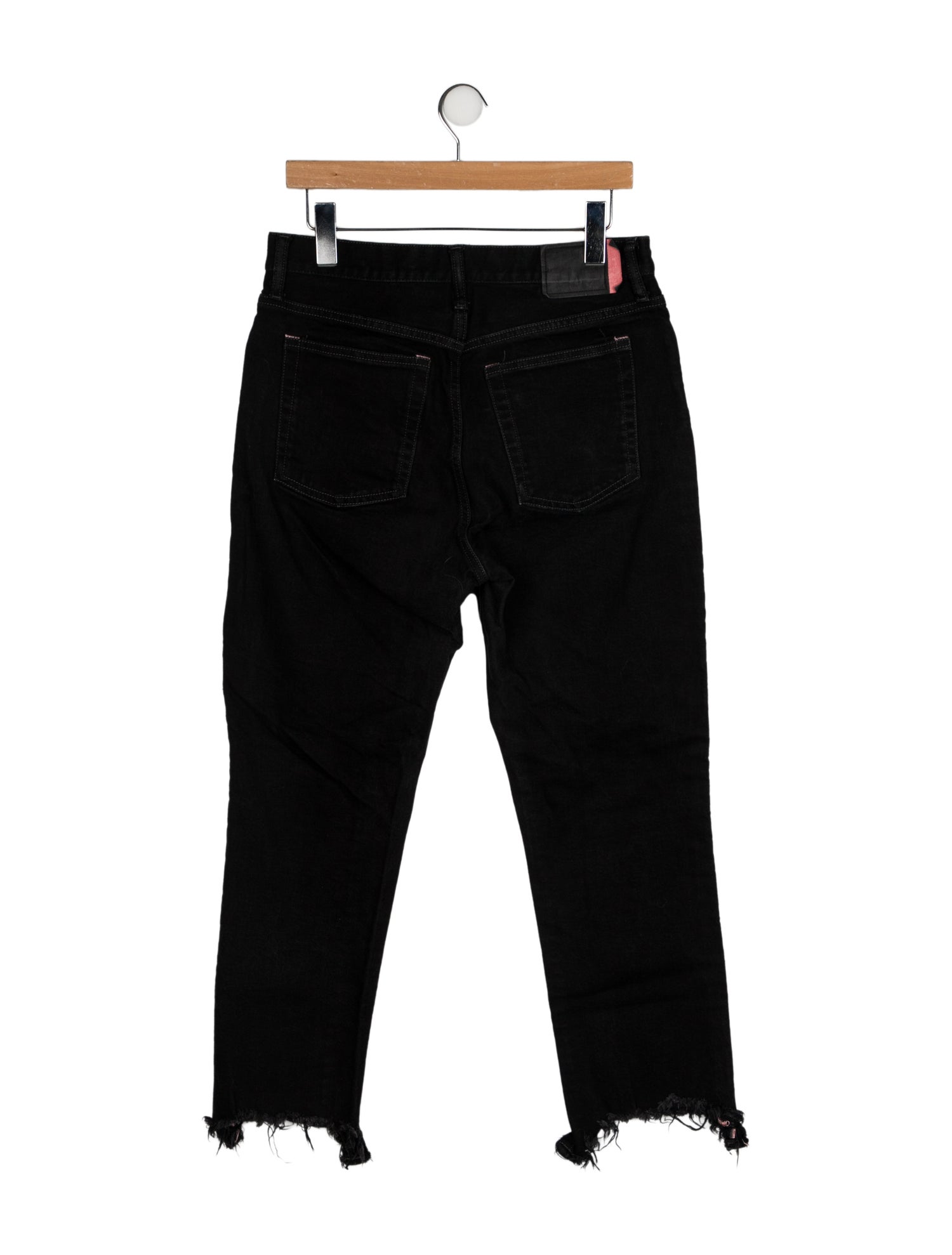 Acne Studios Blå Konst High-Rise Straight Leg Jeans