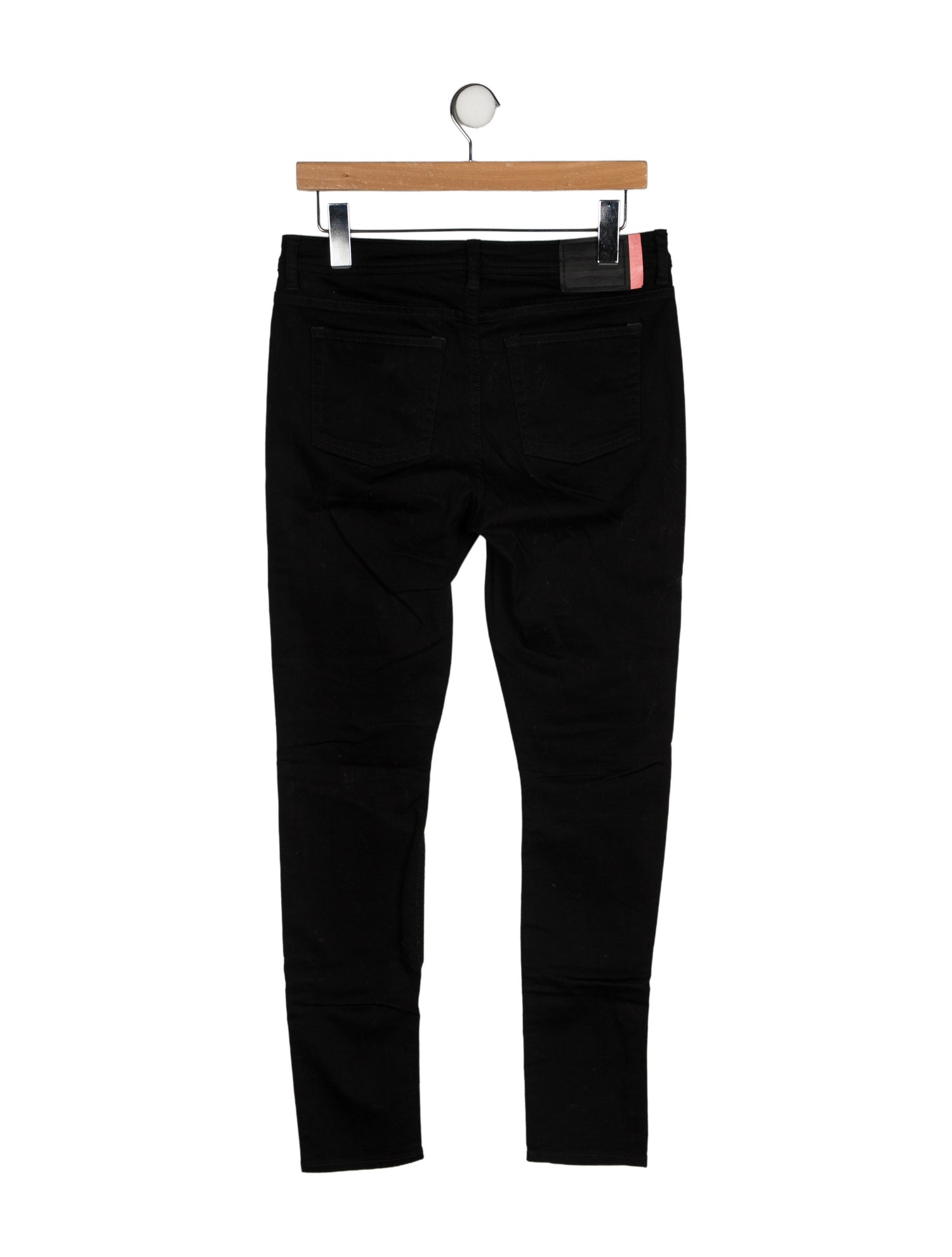 Acne Studios Blå Konst Mid-Rise Skinny Leg Jeans
