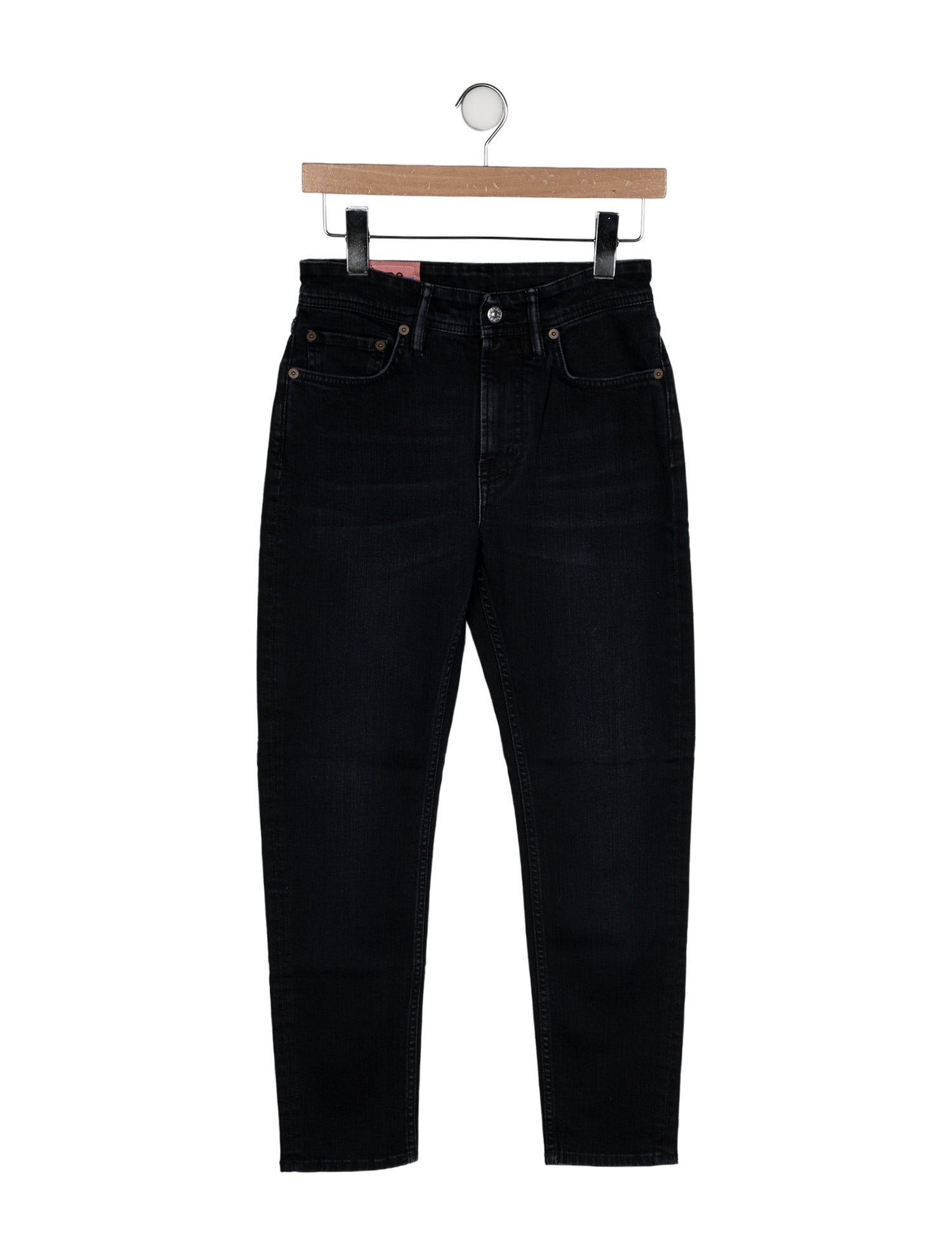 Acne Studios Blå Konst Mid-Rise Skinny Leg Jeans