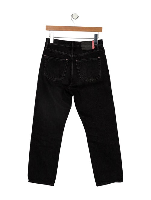 Acne Studios Blå Konst Mid-Rise Straight Leg Jeans