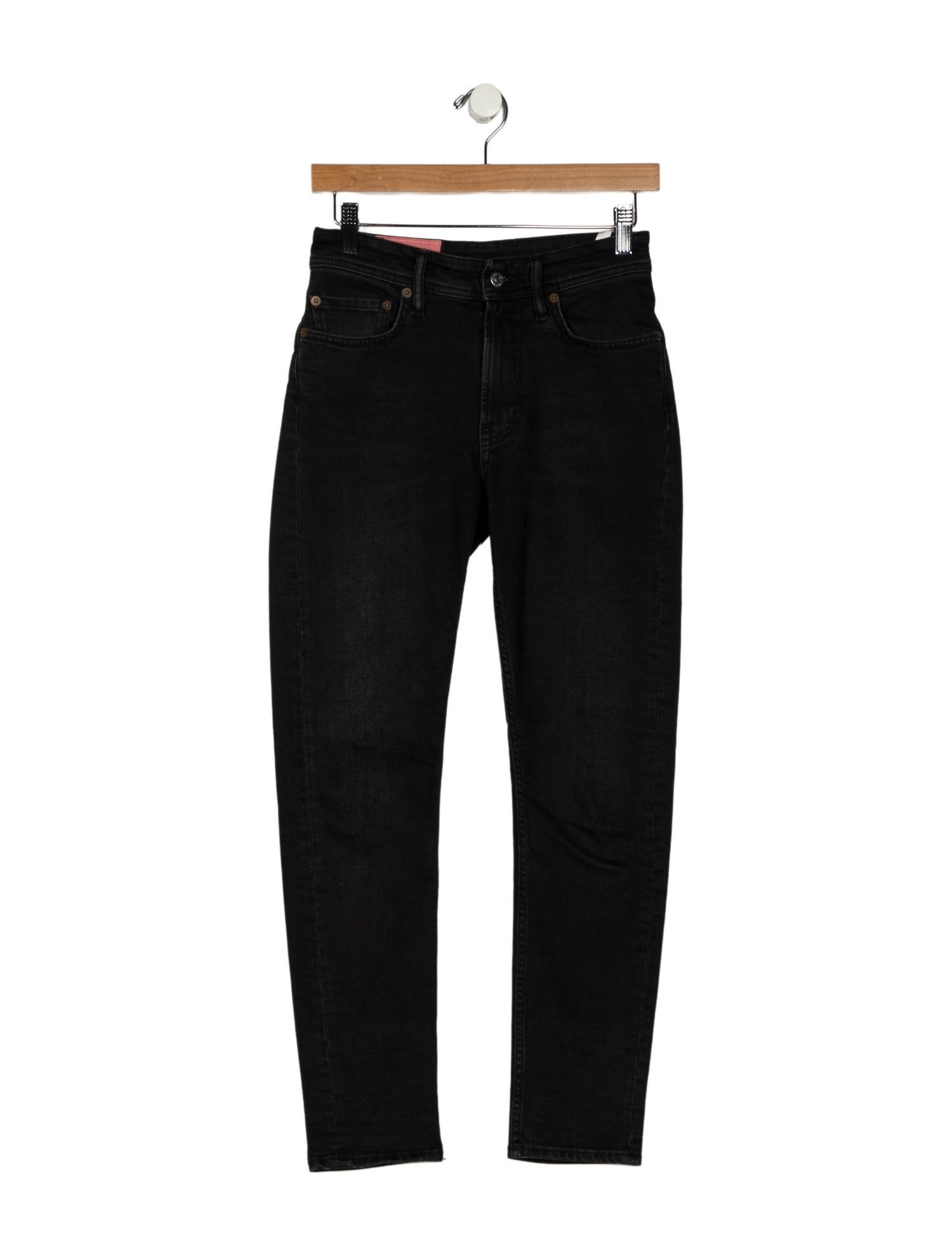 Acne Studios Blå Konst Mid-Rise Skinny Leg Jeans