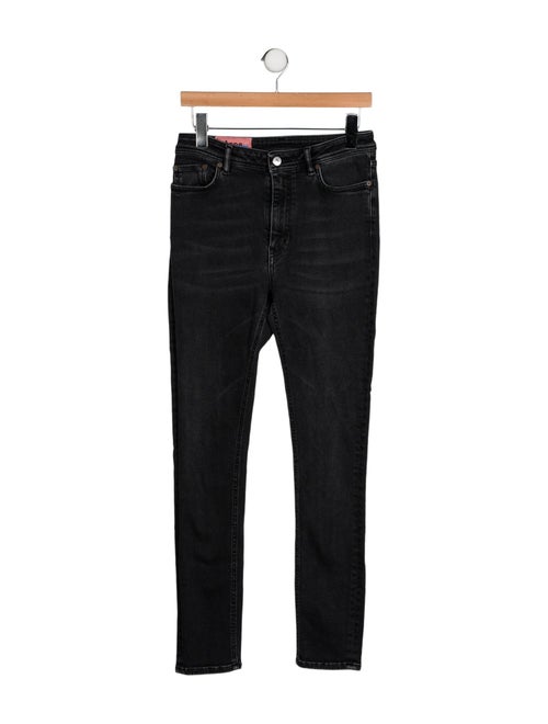 Acne Studios Blå Konst Mid-Rise Skinny Leg Jeans