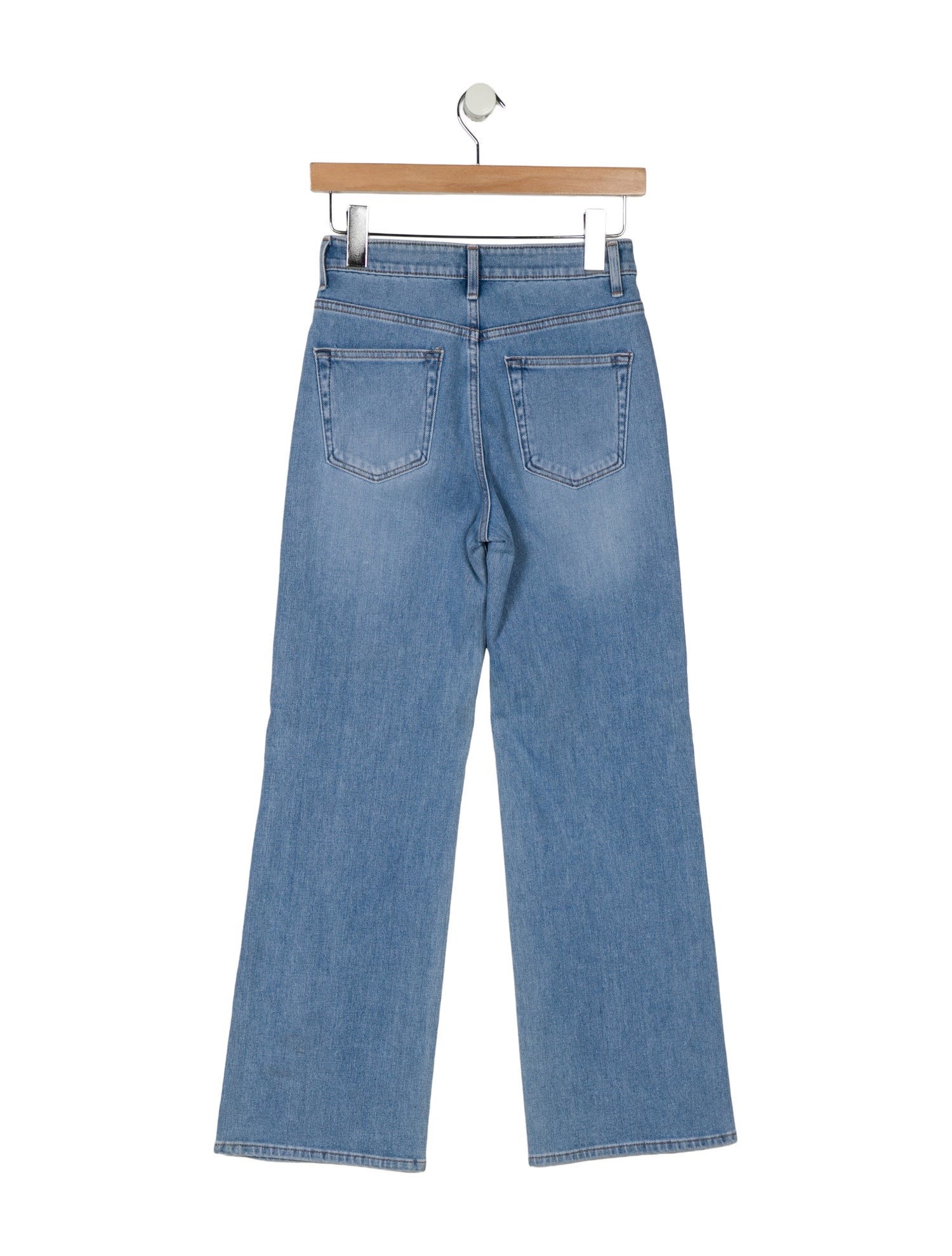 Acne Studios Blå Konst High-Rise Wide Leg Jeans