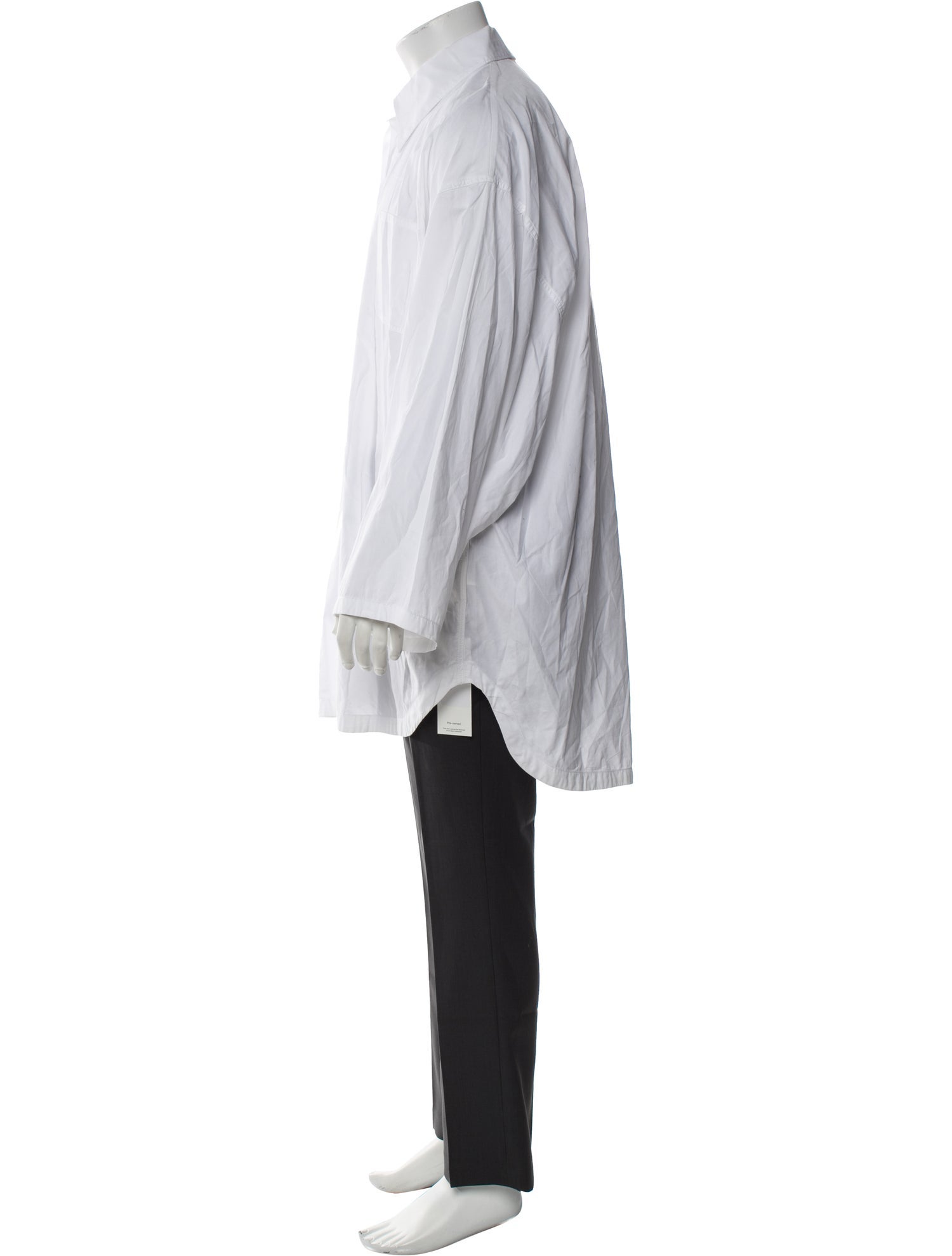 Acne Studios Blå Konst Striped Long Sleeve Dress Shirt