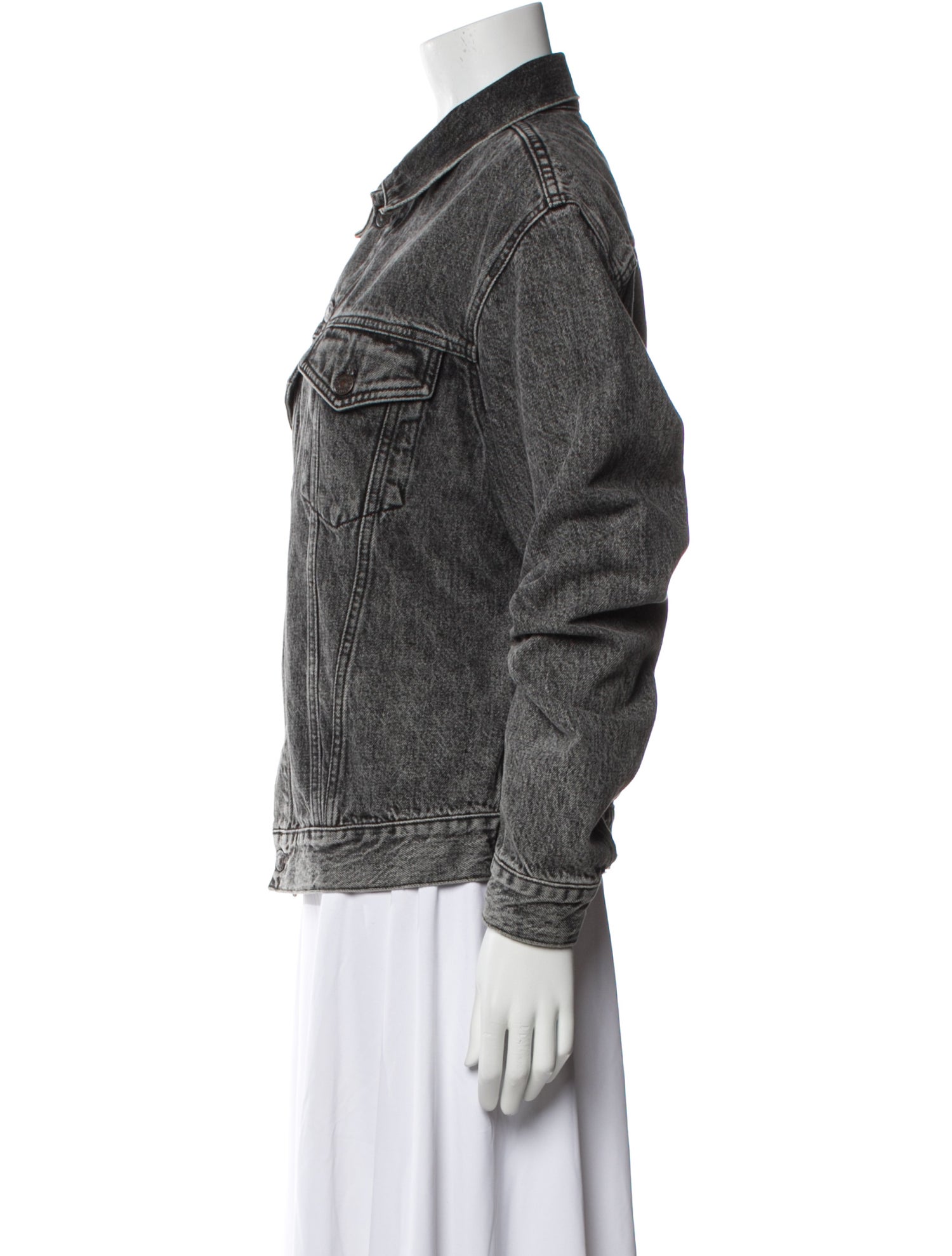 Acne Studios Blå Konst Denim Jacket