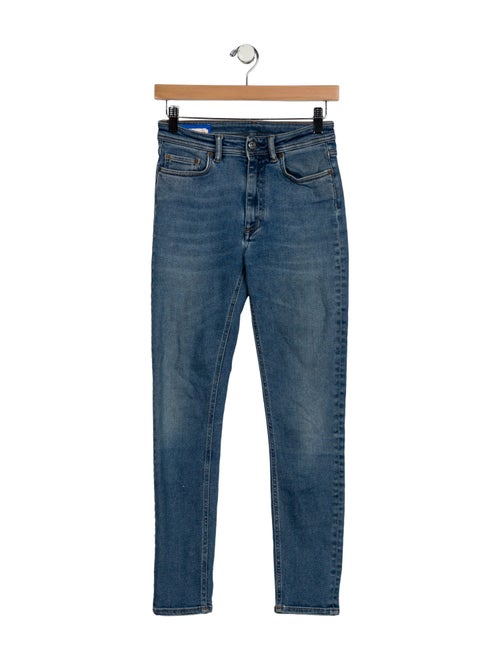 Acne Studios Blå Konst Mid-Rise Skinny Leg Jeans
