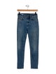 Acne Studios Blå Konst Mid-Rise Skinny Leg Jeans