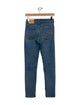Acne Studios Blå Konst Mid-Rise Skinny Leg Jeans