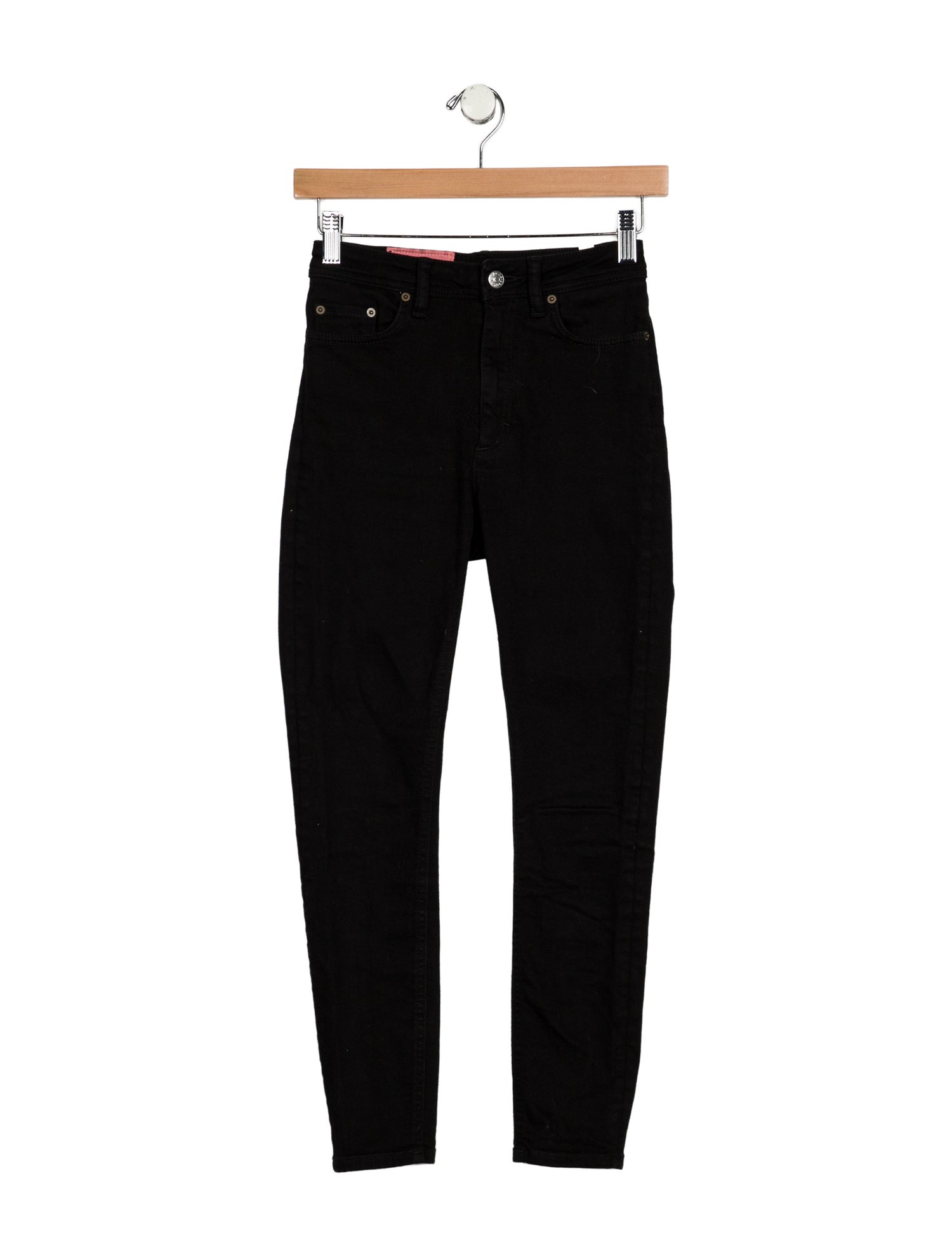 Acne Studios Blå Konst Mid-Rise Skinny Leg Jeans