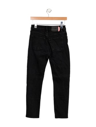 Acne Studios Blå Konst Mid-Rise Skinny Leg Jeans