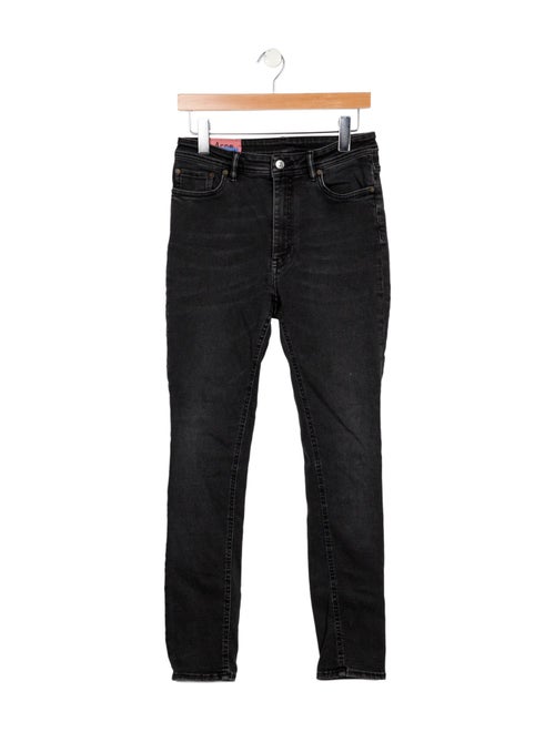 Acne Studios Blå Konst Mid-Rise Skinny Leg Jeans