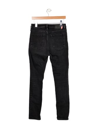 Acne Studios Blå Konst Mid-Rise Skinny Leg Jeans