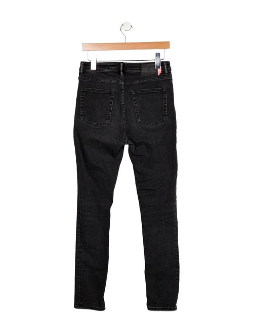 Acne Studios Blå Konst Mid-Rise Skinny Leg Jeans