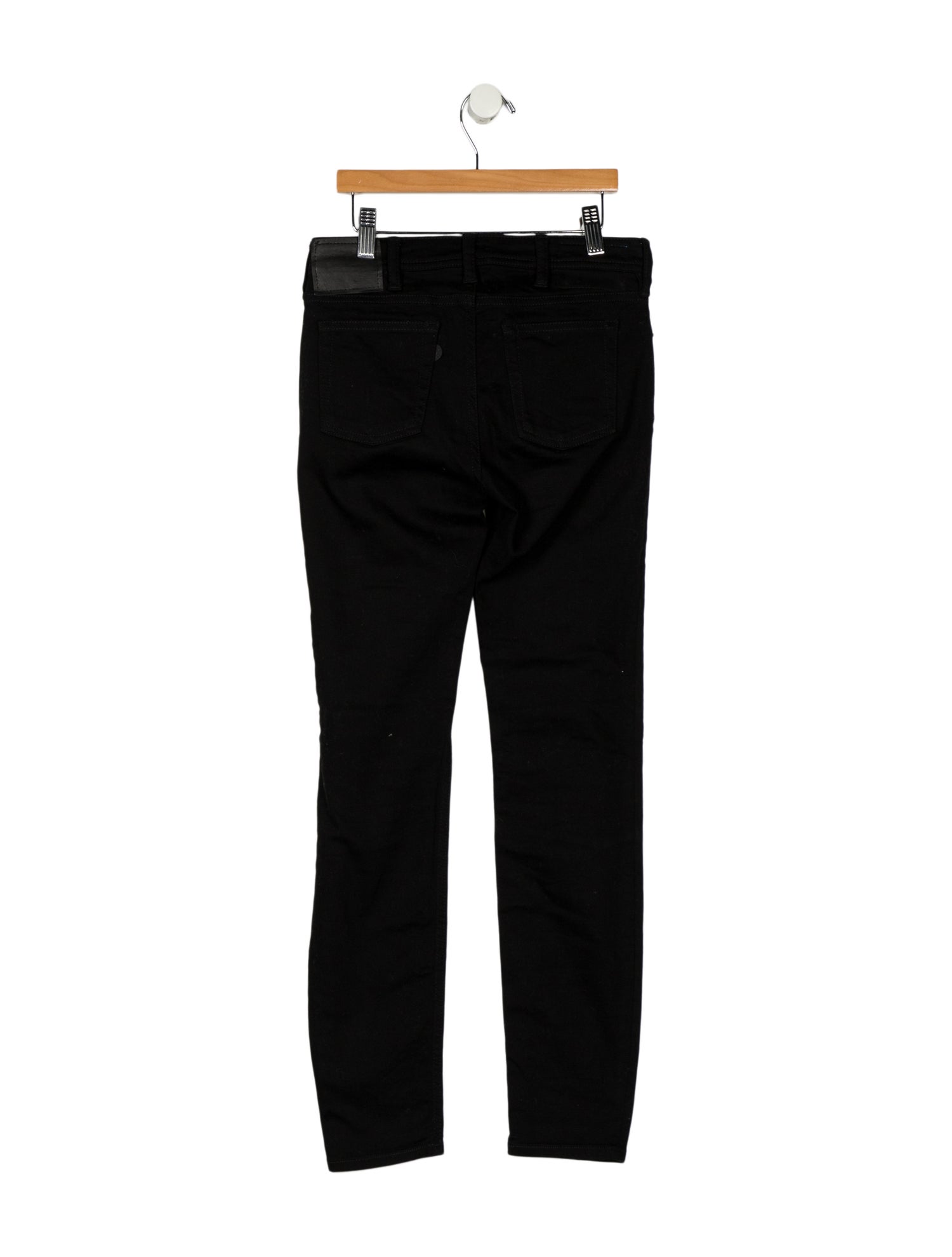 Acne Studios Blå Konst Mid-Rise Straight Leg Jeans