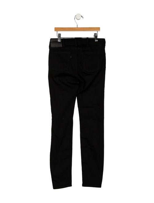 Acne Studios Blå Konst Mid-Rise Straight Leg Jeans