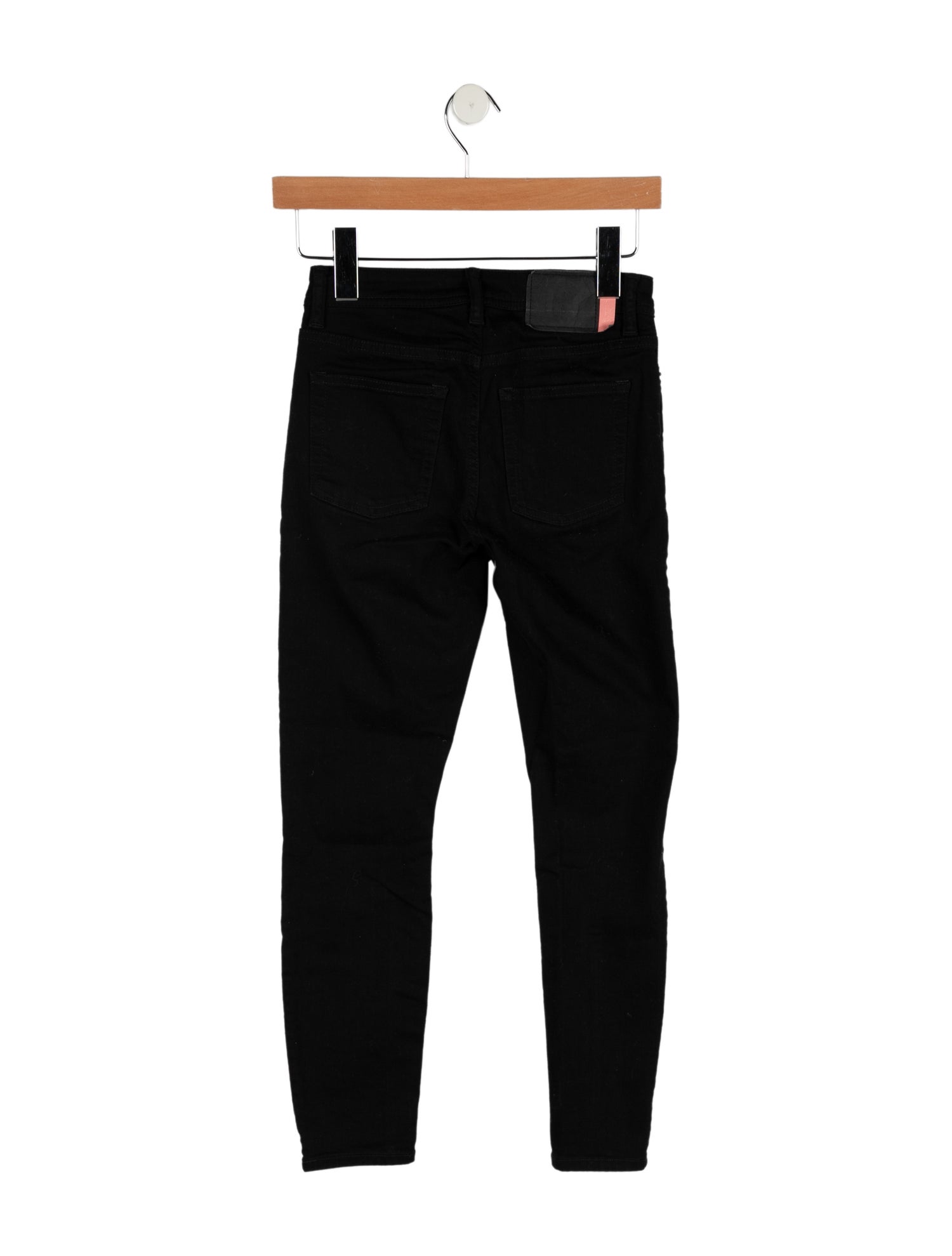 Acne Studios Blå Konst Mid-Rise Skinny Leg Jeans