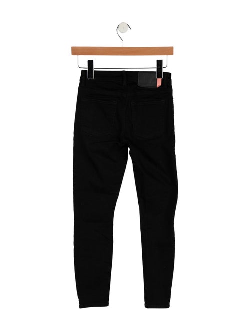 Acne Studios Blå Konst Mid-Rise Skinny Leg Jeans