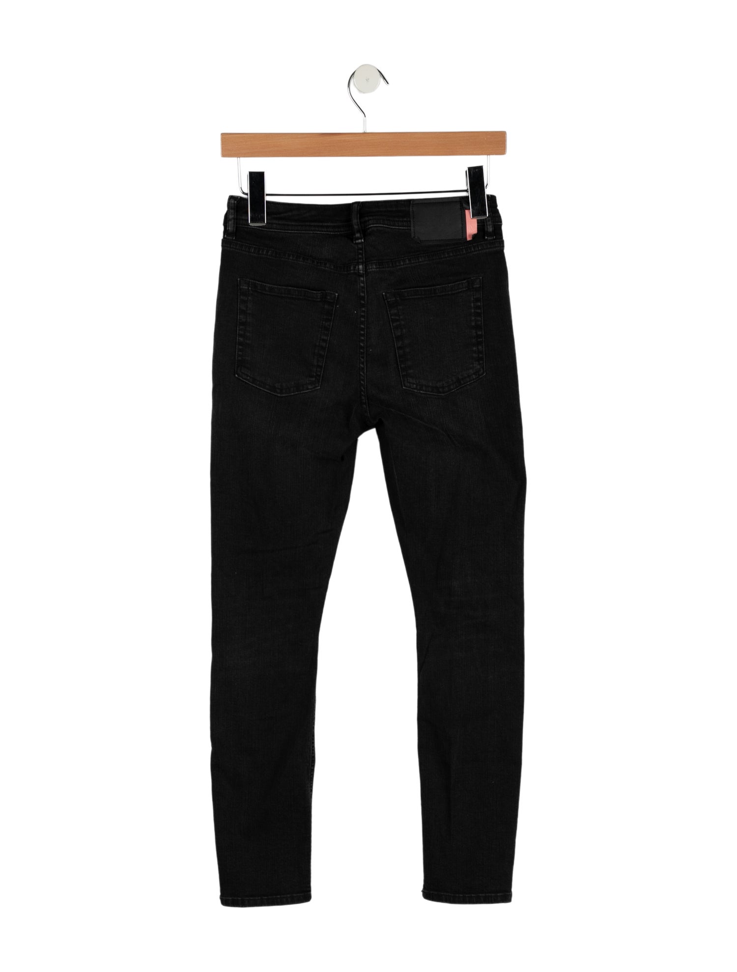 Acne Studios Blå Konst Mid-Rise Skinny Leg Jeans