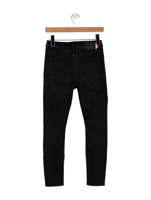 Acne Studios Blå Konst Mid-Rise Skinny Leg Jeans
