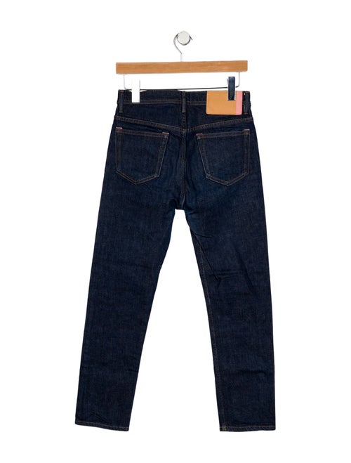 Acne Studios Blå Konst Mid-Rise Skinny Leg Jeans