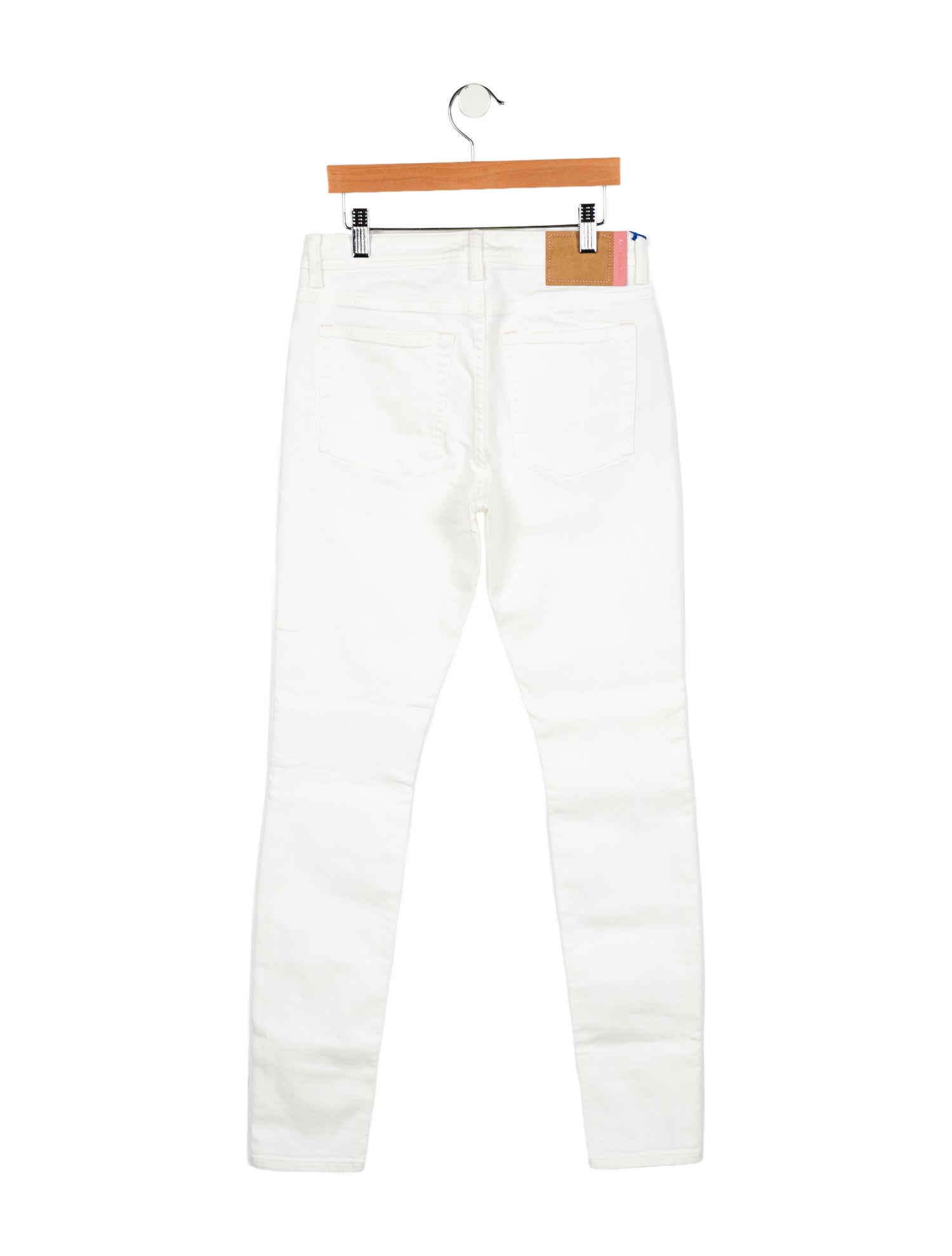 Acne Studios Blå Konst Mid-Rise Skinny Leg Jeans w/ Tags