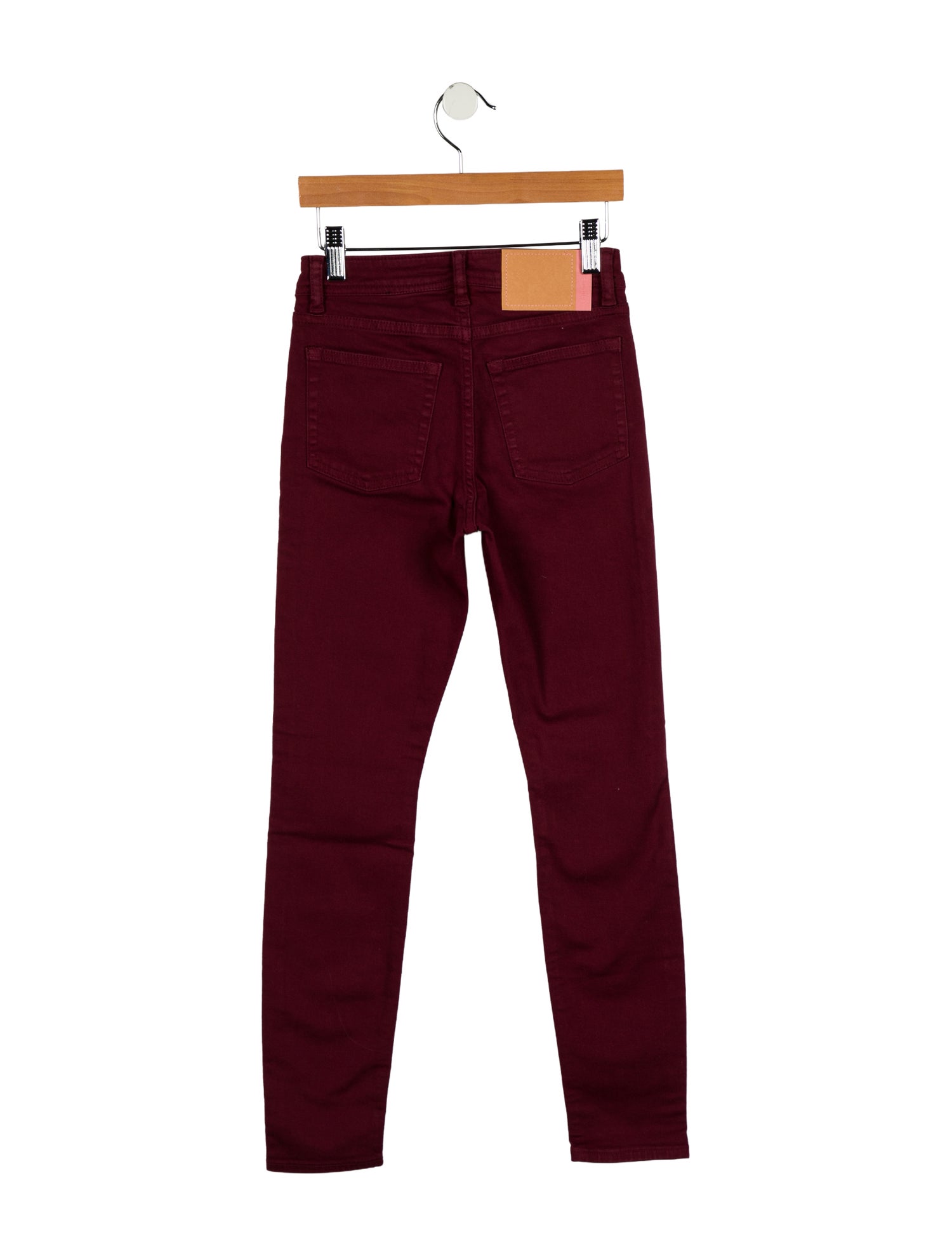 Acne Studios Blå Konst Mid-Rise Skinny Leg Jeans w/ Tags