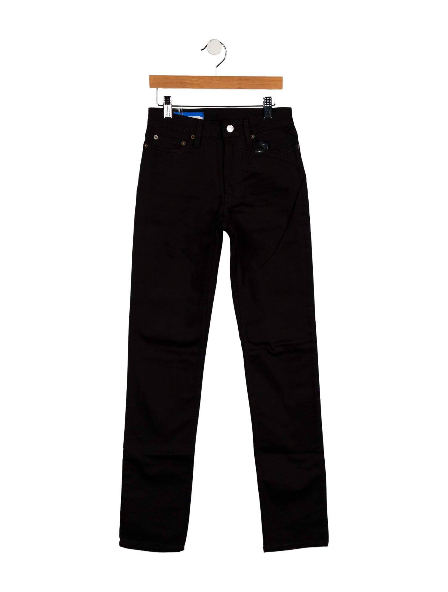 Acne Studios Blå Konst Mid-Rise Skinny Leg Jeans w/ Tags