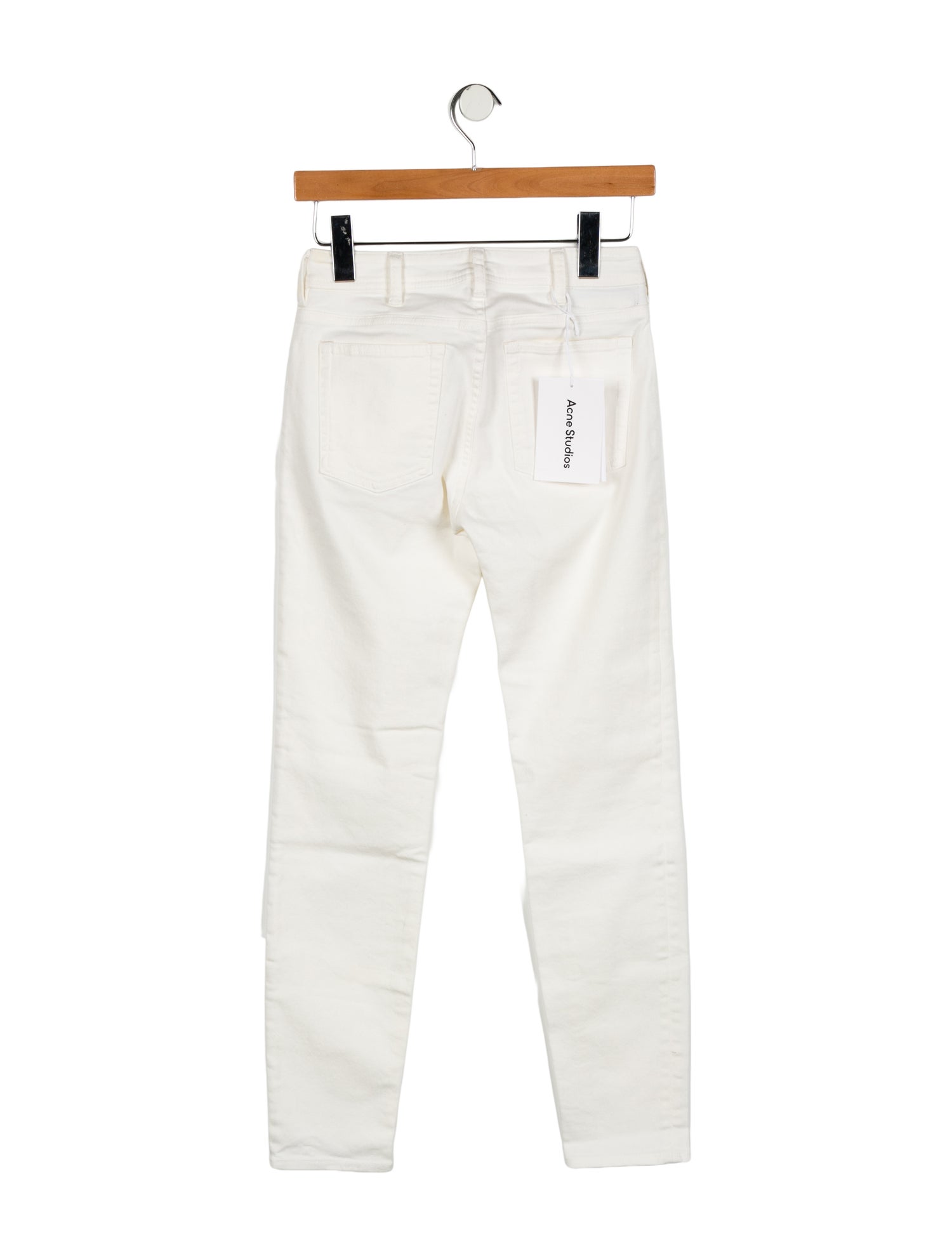Acne Studios Blå Konst Mid-Rise Skinny Leg Jeans