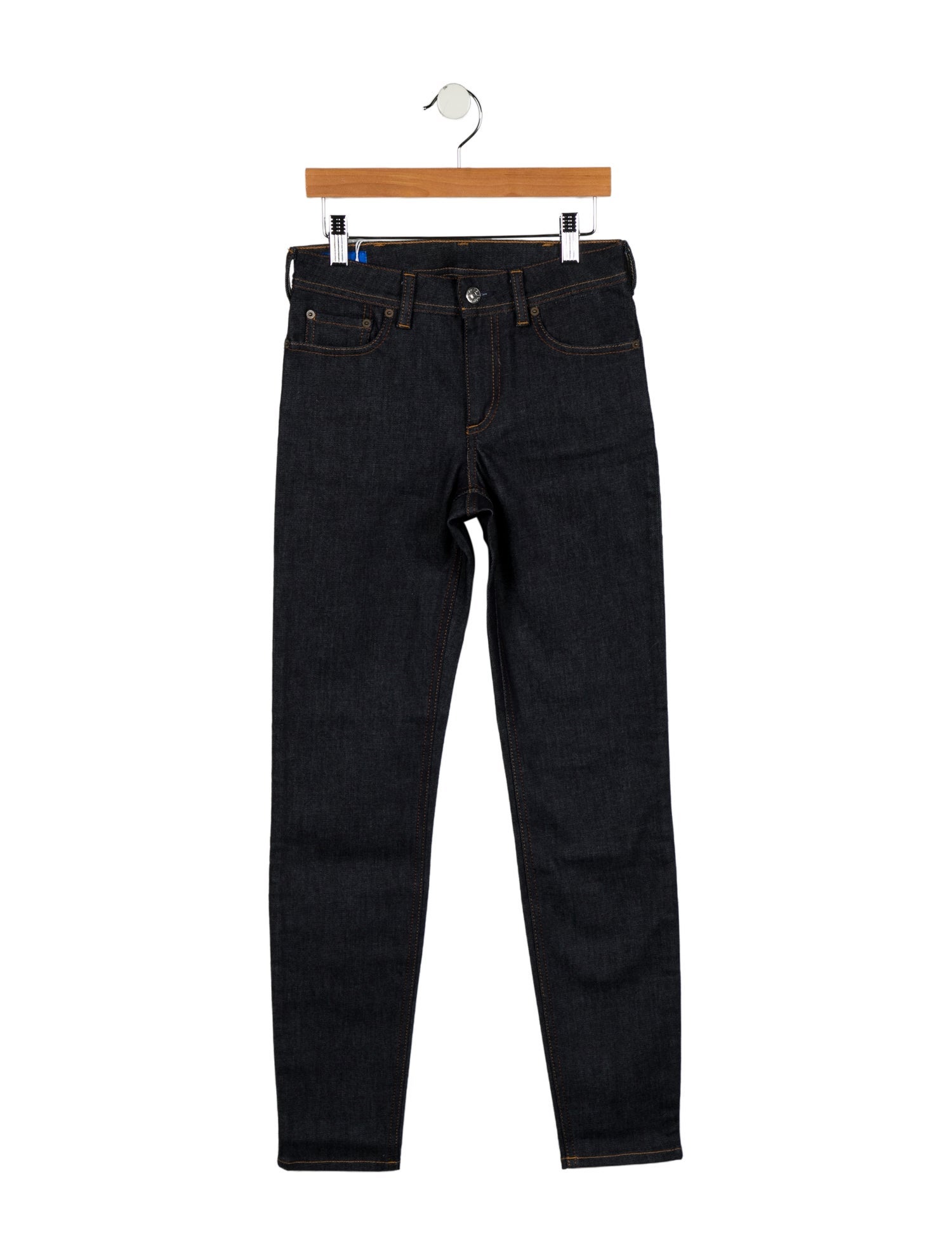 Acne Studios Blå Konst Mid-Rise Skinny Leg Jeans w/ Tags