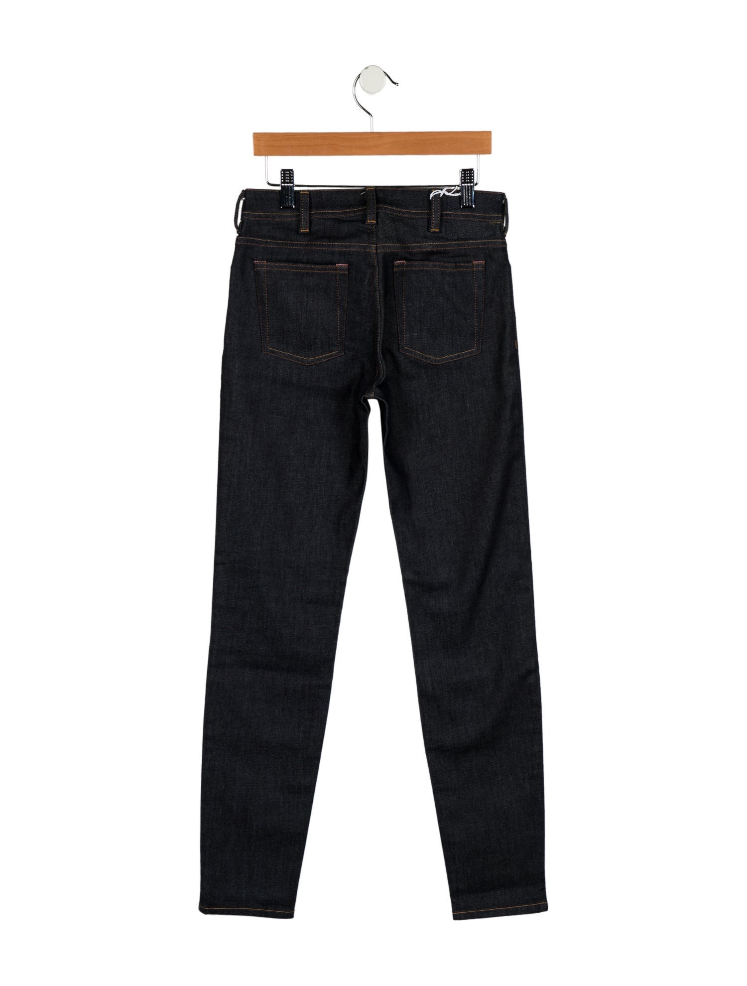 Acne Studios Blå Konst Mid-Rise Skinny Leg Jeans w/ Tags