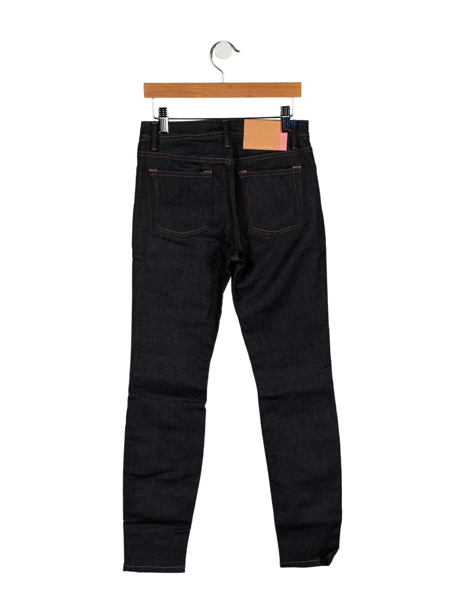 Acne Studios Blå Konst Mid-Rise Skinny Leg Jeans w/ Tags