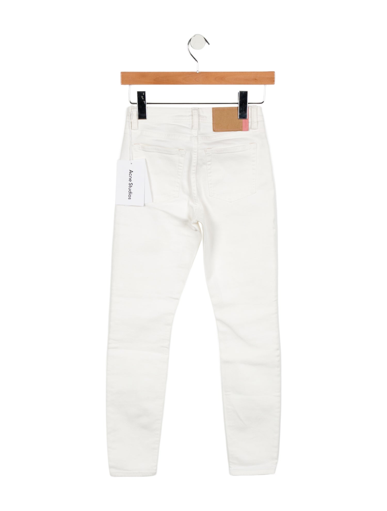 Acne Studios Blå Konst Mid-Rise Skinny Leg Jeans