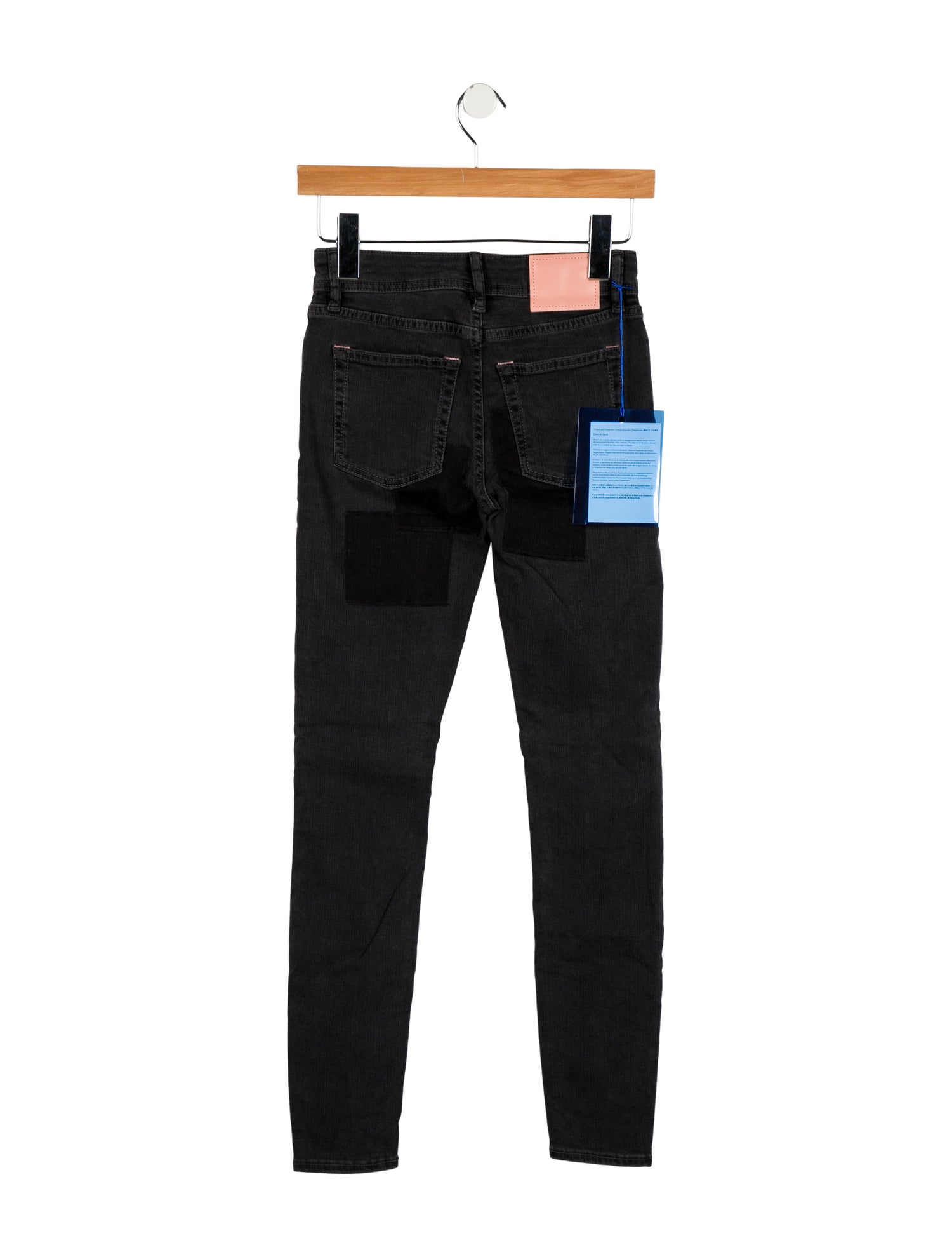Acne Studios Blå Konst Mid-Rise Skinny Leg Jeans w/ Tags