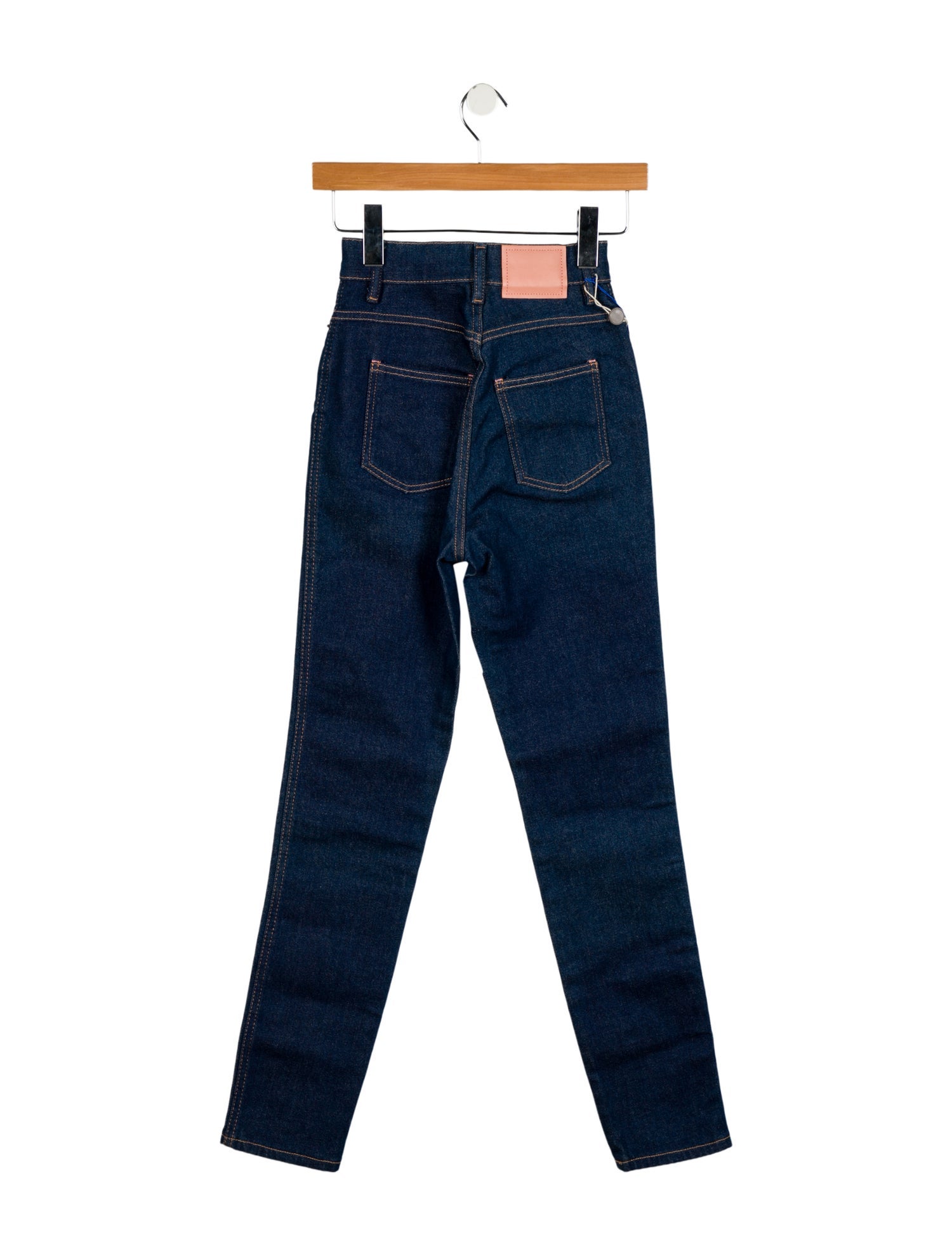 Acne Studios Blå Konst High-Rise Skinny Leg Jeans w/ Tags